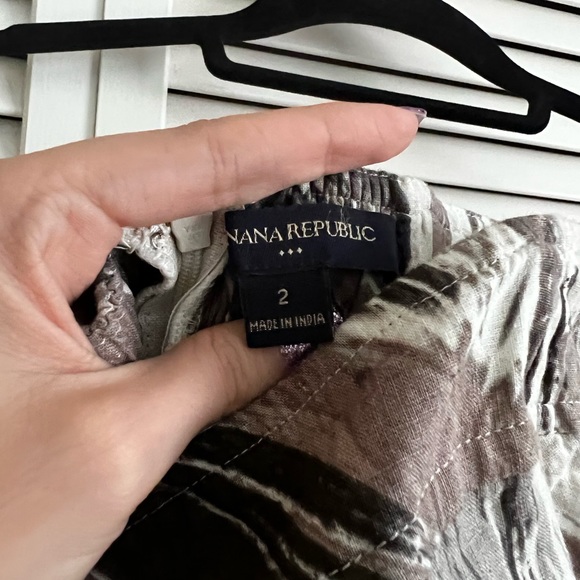 Banana Republic paint stroke Strapless Dress - Picture 4 of 6